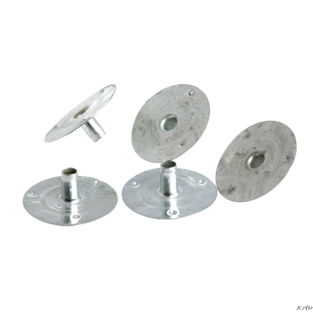 Support métallique pour mèche à bougie,accessoire couleur argent, idéal en fabrication de , dimensions 12,5x2,5 mm, 100 ou 200 pièces