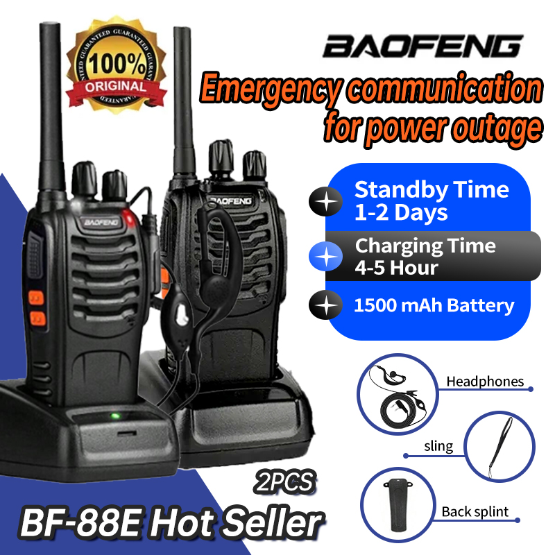 Baofeng BF-88E Pmr comunicador de intercomunicación portátil 16 Kanaal Lange Afstand Gesprek Walkie Talkie 5W 446Mhz Radio de Hotel en casa