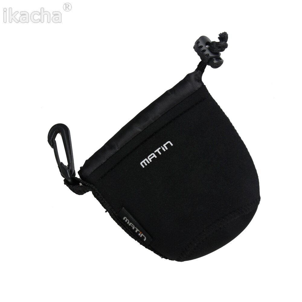 Waterproof Universal Matin Neoprene Soft Video Camera Lens Pouch Bag Case Full Size S M L XL For Canon Nikon Sony Black
