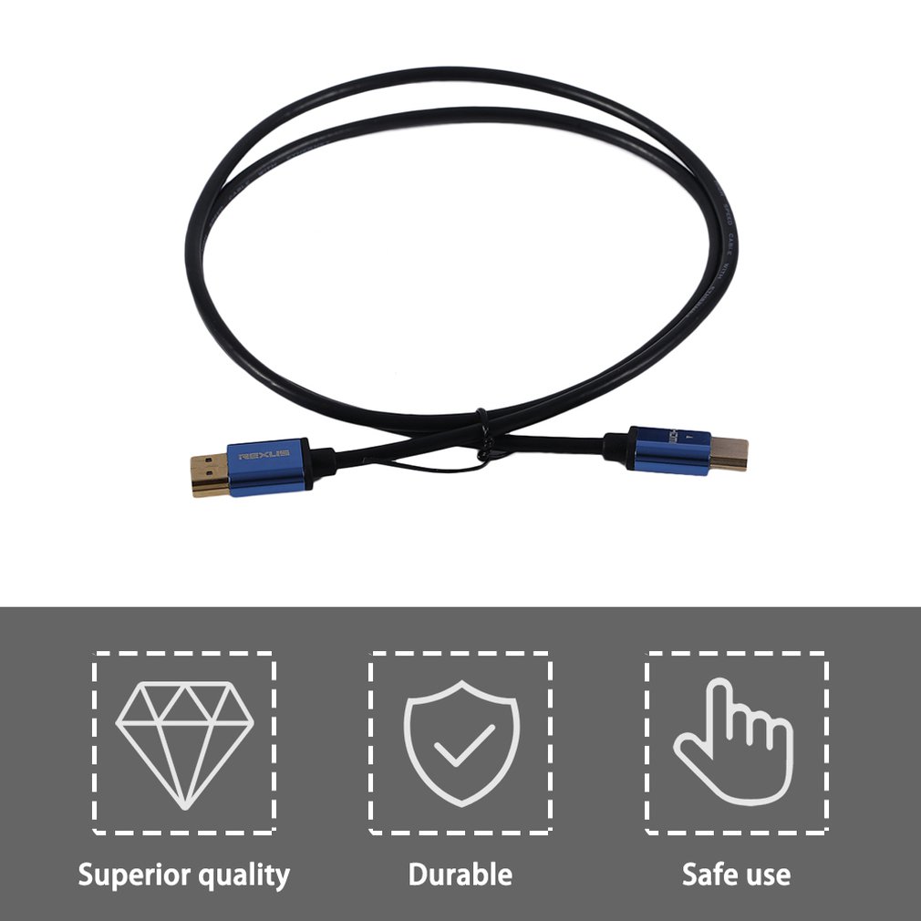 1M/3M/5M/10M Super Long Aluminum Alloy HDMI Cable Male To Male Super High Speed HDMI Cable Ethernet 3D 4K Black