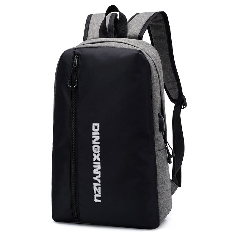 Laptop usb ryggsekk skolesekk ryggsekk anti-tyveri menn ryggsekk reise dagsekker menn fritid ryggsekk mochila kvinner gril: Dyp grå