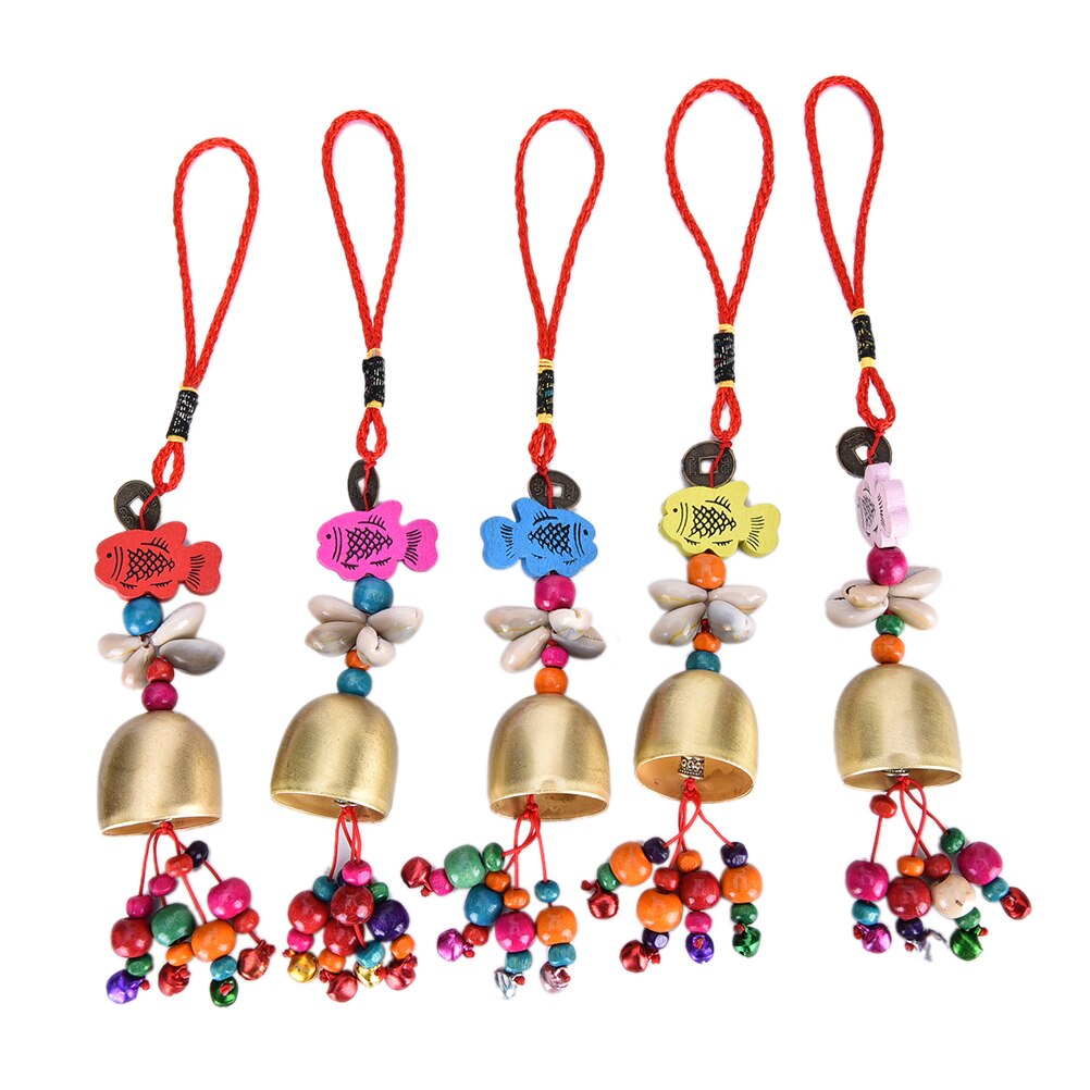 Mobile Garden Wind Chime Bell Outdoor National Home Pop Yard Copper Living Decor