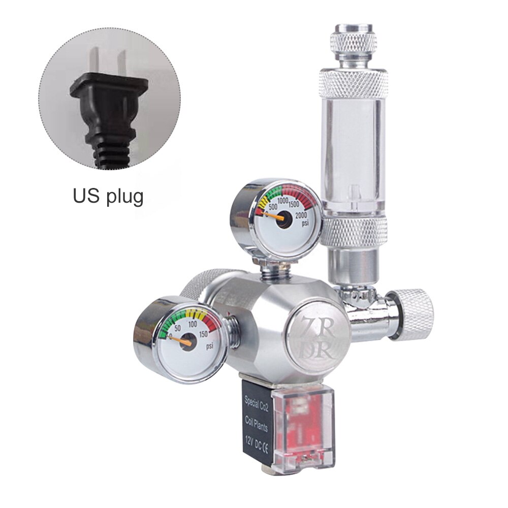 Aquarium CO2 Regulator CO2 Druk Regulator Aquarium Accessoires CO2 Controle Systeem Voor Cilinder CGA320 Interface: US