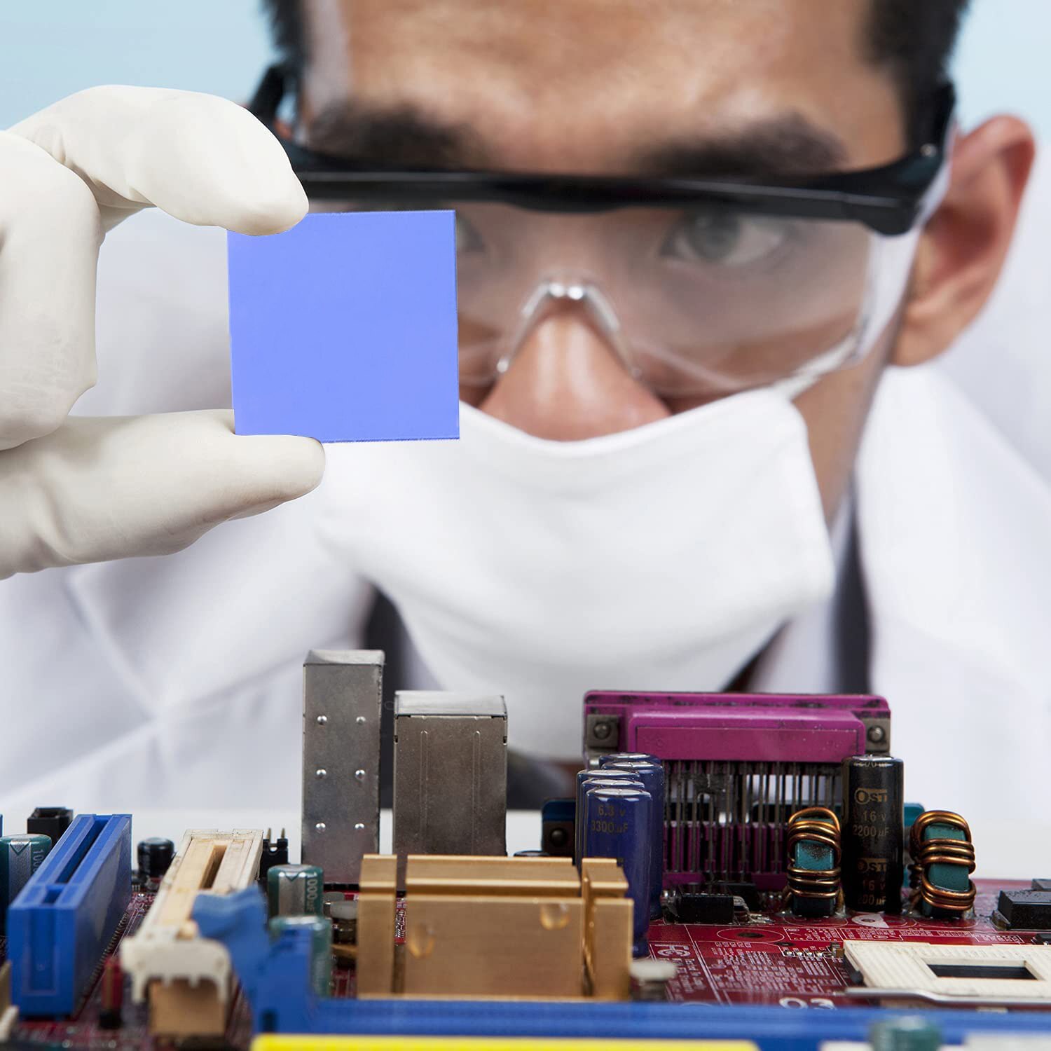 DIY Thermal Pad For GPU CPU Heatsink Cooling Conductive 200mm*400mm*5mm Soft Silicone Pad термопрокладка