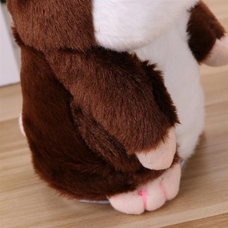 Hamster parlant souris animal de compagnie en peluche jouet mignon parler parler son enregistrement hamster jouet éducatif pour enfants 3 couleurs