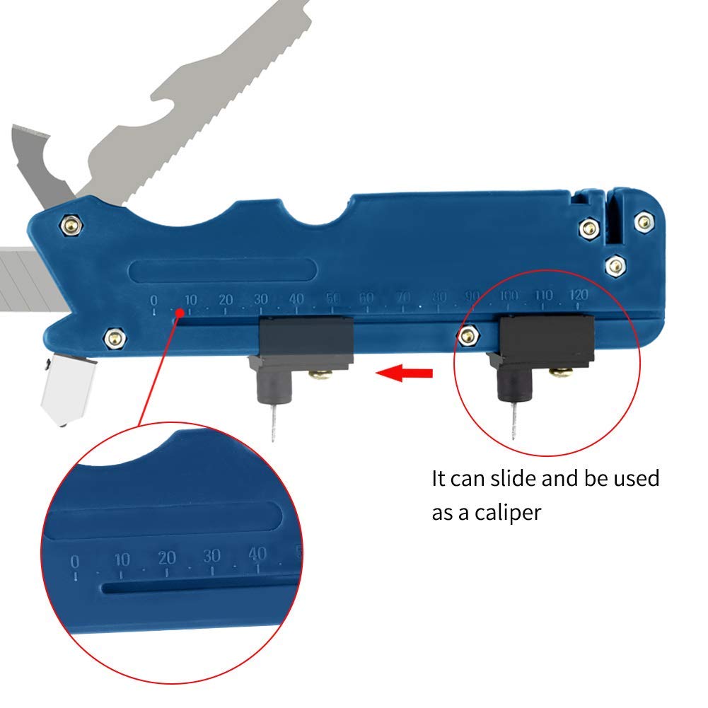 Multifunction Glass Tile Cutter Carbon Atoms Blades Ceramic Plastic Cutting Tool Multifunction Tile plastic cutter