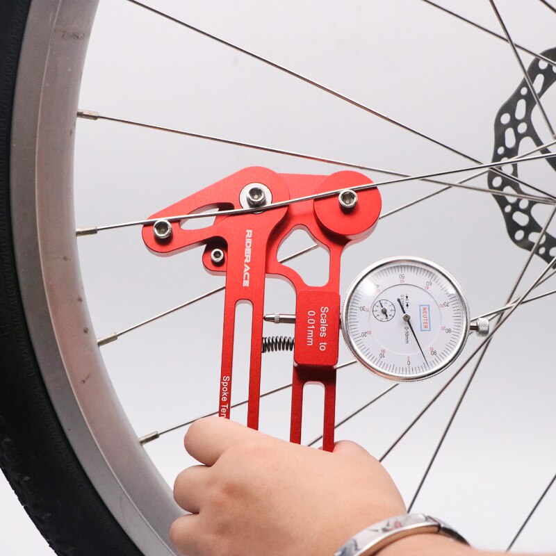 Medidor de tensión electrónico para bicicleta, comprobador de radios de rueda de bicicleta, indicador de alta precisión, tensiómetro estable y preciso, herramienta de reparación de MTB