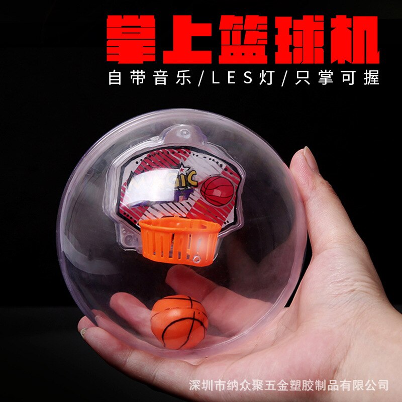 Tasche Eine Kleine Basketball Mini LED-Blitz Musik Basketball Finger Dekompression Spielzeug