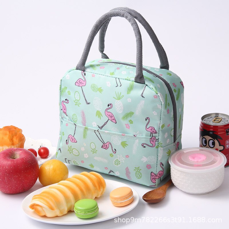 Japanness Aluminium Folie Verdickt und Einfache Hand Durchführung Mittagessen Tasche Oxford Tuch Große Kapazität Mittagessen Tasche Thermische Isolierung