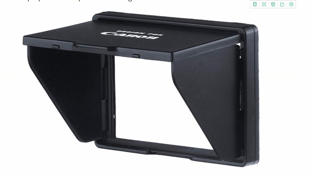 C32W LCD Screen Protector Pop-up sun Shade lcd Hood Shield Cover for Canon EOS RP/EOSR