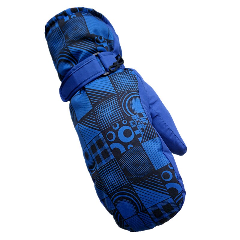 Kinderen Winter Handschoenen Kids Warm Winddicht En Waterdicht Warm Handschoenen Jongens & Meisjes Winter Warm Plus Fluwelen Dikker handschoenen: blueyuan