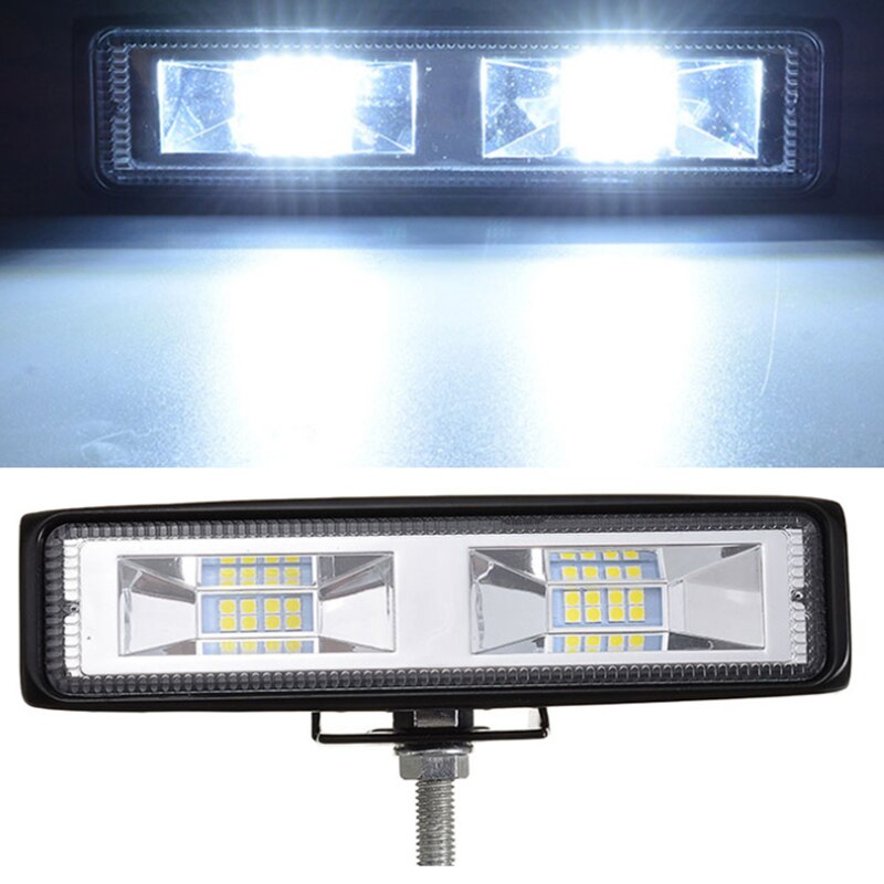 Faros LED para coche, luz de trabajo de 36W, 12-24V, para motocicleta, camión, barco, Tractor, remolque, todoterreno