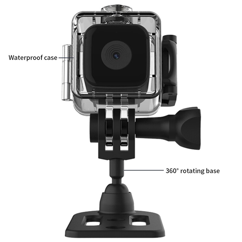 Underwater Camera HD1080P Waterproof Sports DV No Light Night Vision Underwater Camera Mini Camcorders Underwater Camcorder