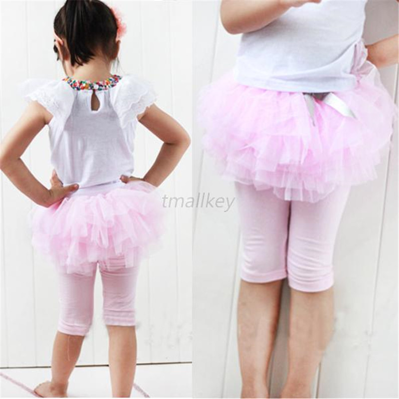 Tyttövauva tutu hame culottes leggingsit sideharsohousut juhlahameet jousitanssivaatteilla 0-3 vuotta 3 värillä