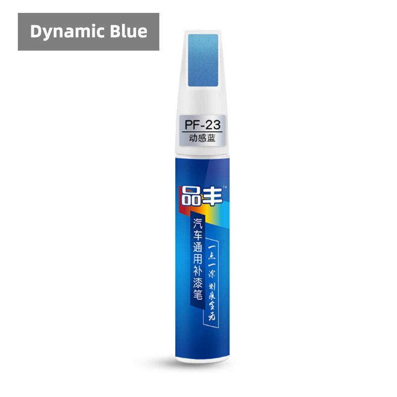 20 Colors Car Auto Paint Pen Coat Scratch Clear Repair Remover Applicator No Toxic Durable Auto Mending Fill Paint Pen Tool: dynamic blue
