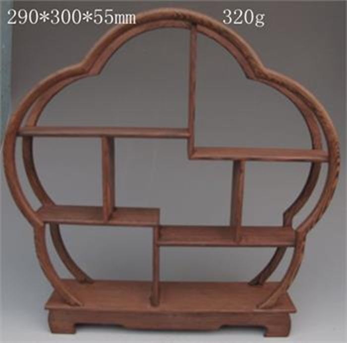 Chinese Beautiful wooden frame / grid, antique, decorative crafts rack.