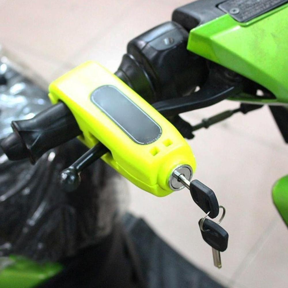 Motorcycle Handlebar Lock Grip Security Safety Locks Motorcycle Grip Lock Fit Scooter ATV Dirt Street Bikes Auto Security Lock