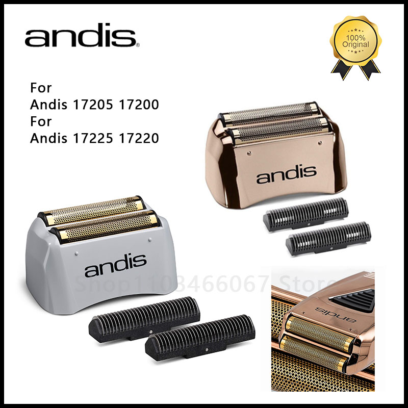 Lámina y cortadores de repuesto para afeitadora Andis Original, para cuchillo de red de repuesto para Afeitadora eléctrica Profoil Lithium Plus 17205/17225