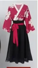 Robe Kimono für Füllungen und Femmes, Stil Japonais Columbro, Vintage Hanfu Haori Kawaii, Gießen Sie Fête, Yukata, Vêtements Asiatiques, j: Default Title