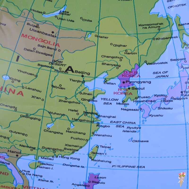 30Cm Opblaasbare Globe World Aarde Oceaan Kaart Bal Geografie Leren Educatief Strand Bal School Accessoires