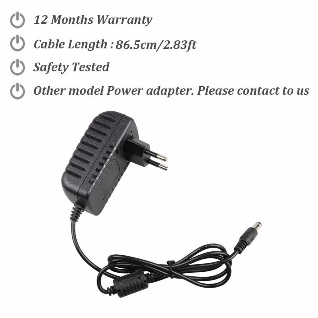 EU/US/UK Plug 12V Battery Charger For Scooter Razor Power Core E90 EPunk XLR8R Electric Battery Charger Scooters Adapter Charger