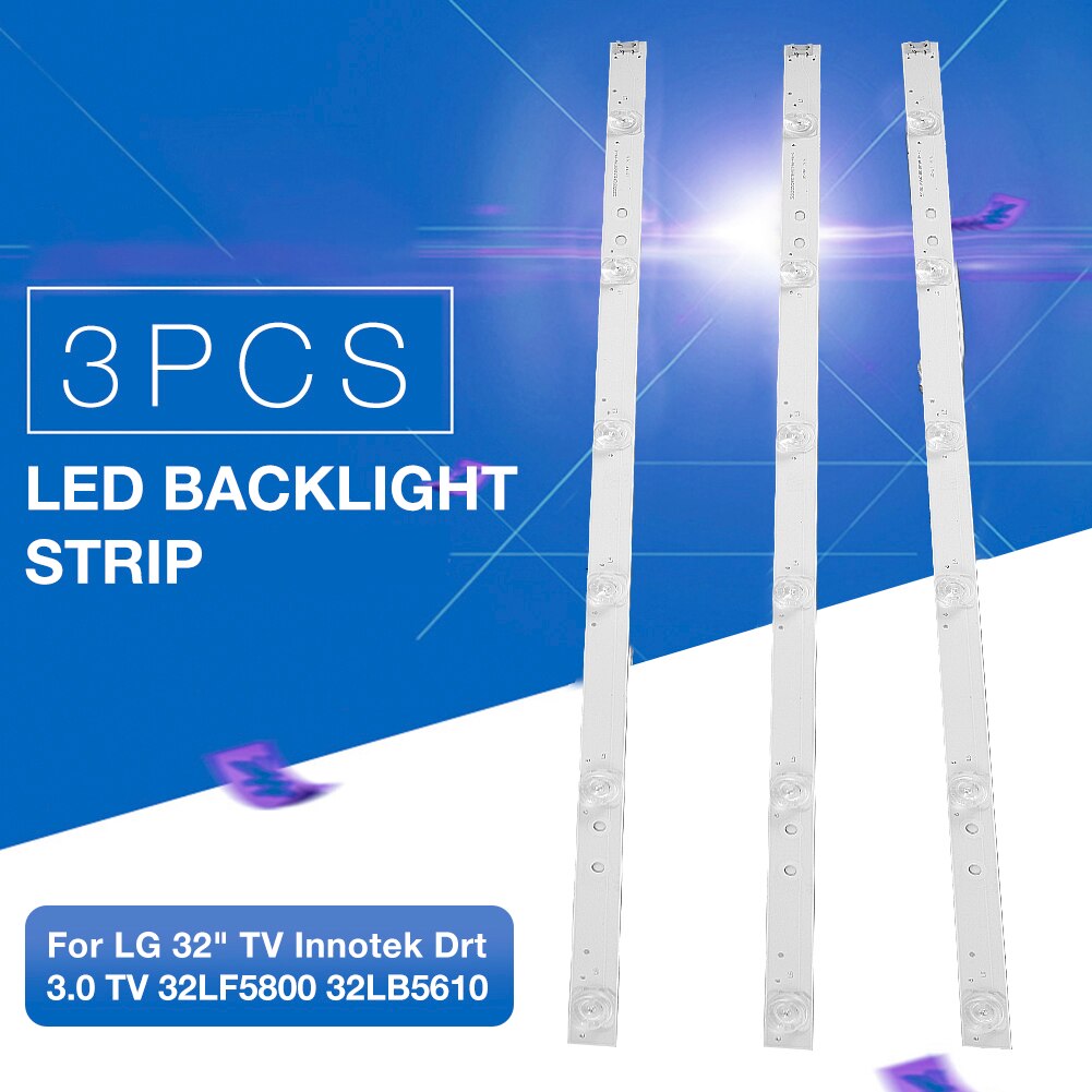 LED Backlight Strip 5 Lamp ForLG 32"TV 3PCS LED Backlight Strip Quick Heat Dissipation Lamp For 32" TheLG Innotek Drt 3.0 TV