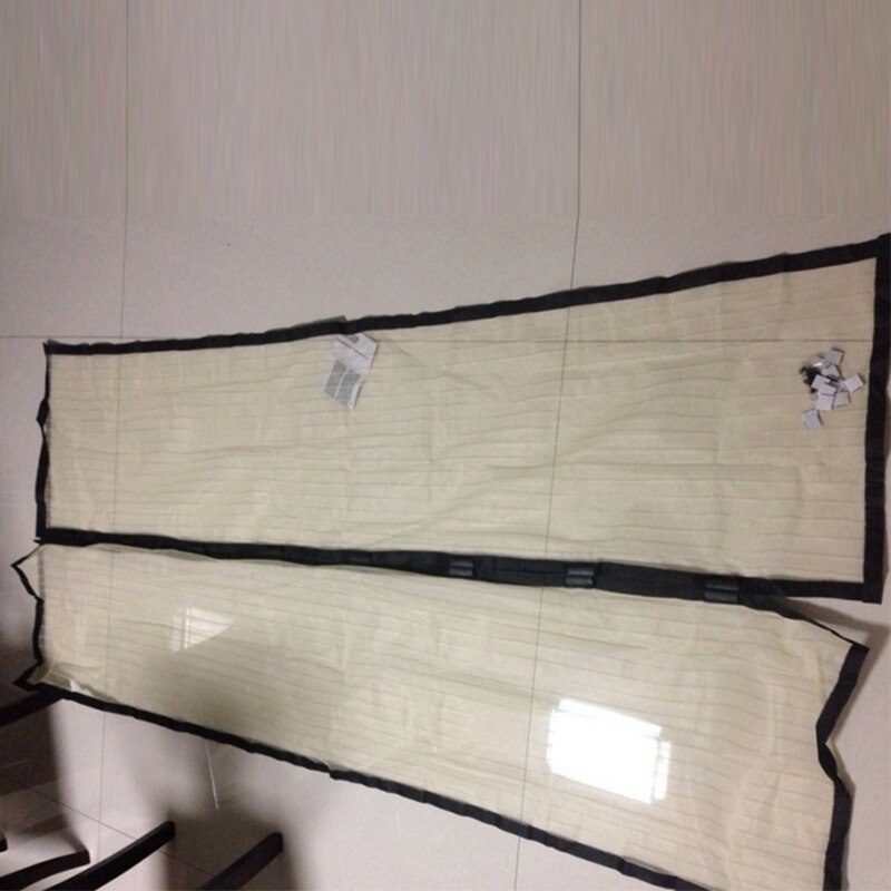 Rideau anti-moustiques pour porte de cuisine, 1 set, moustiquaire à fermeture automatique en fibre de polyester