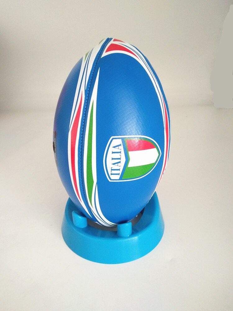 Size 3 Blue Rugby Balls Suitable For Kids Outdoor Sports American Football PVC Inflatable Training American Rugby Ball