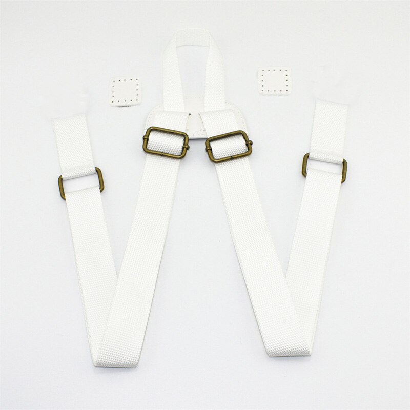Adjustable Shoulder Bag Strap Belts DIY Replacement School Book Backpack Straps For Women Students Bag Accessories: White