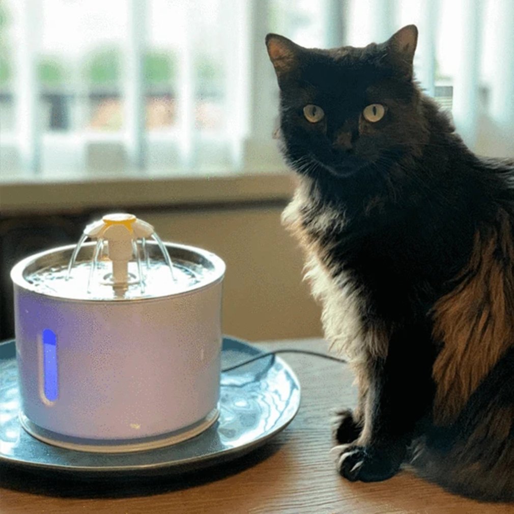 SelfCleaning Automatische Kattenwaterfontein – Roestvrij Staal, 3,2 Liter, Met Stille Pomp En 3-laags Filter – Geschikt Voor Katten En Honden