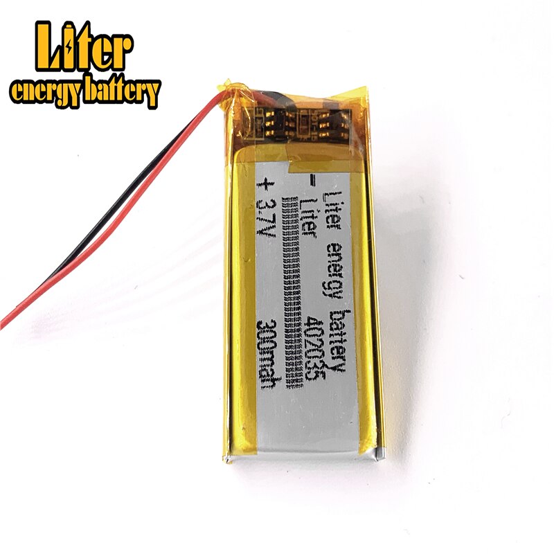 Bluetooth 042035 402035 300mah MP3 MP4 MP5 juguetes pequeños batería de polímero de litio 3,7 V