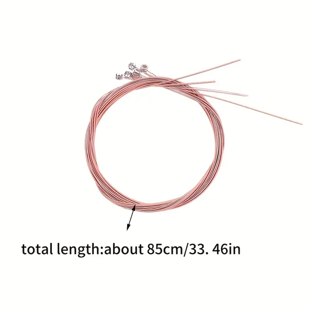 Enhance Your Music with 6 Premium Acoustic Guitar Strings - High Steel Set for Acoustic Guitars, Essential Accessories!