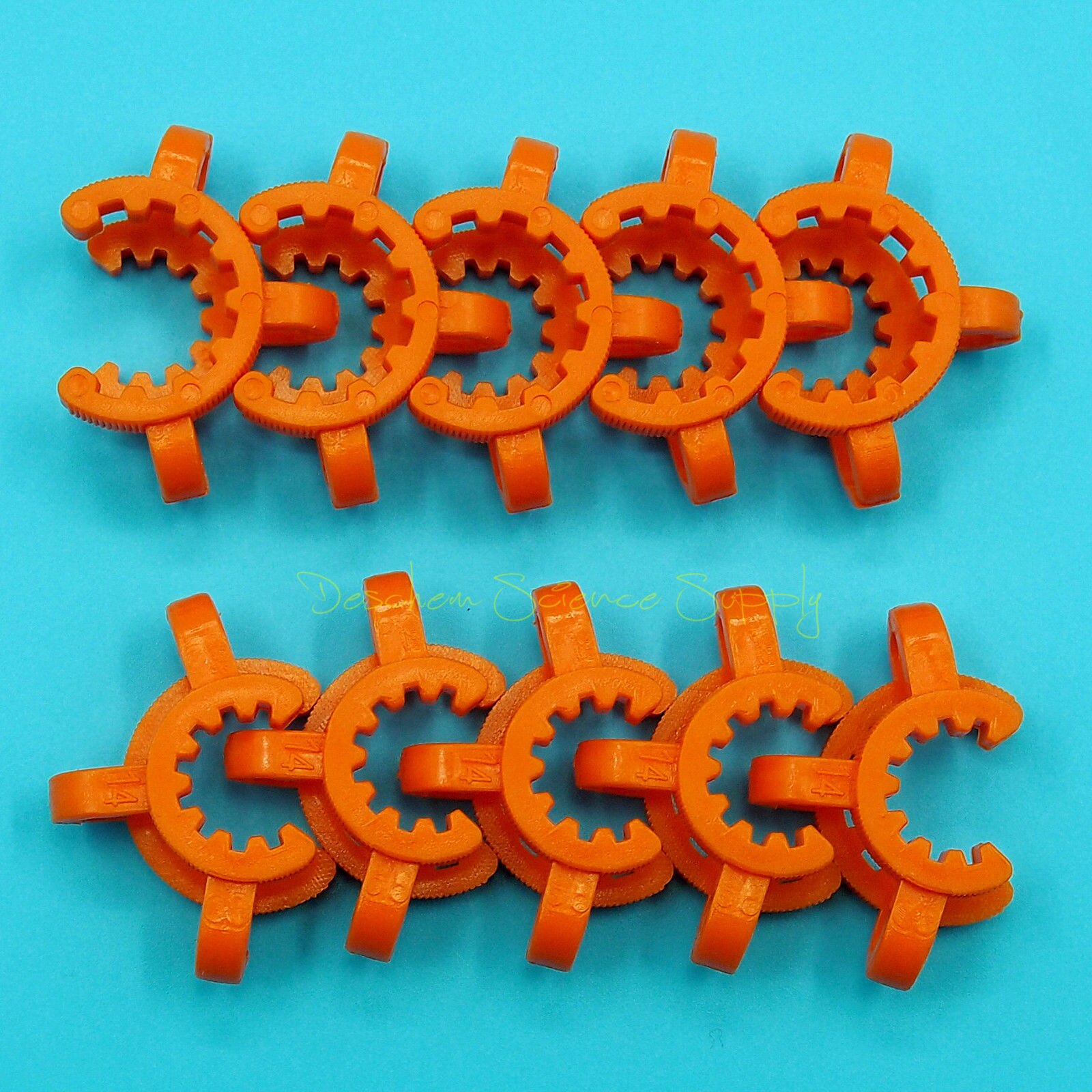 14# Lab Plastic Keck Clamp Clip for 14/23(14/20) Glass Joints 10PCS