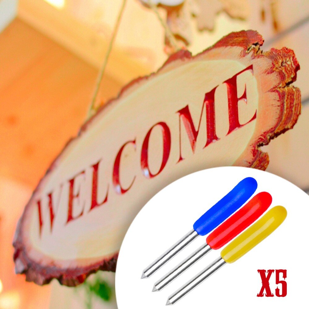 5Pcs 30 45 60 Degree Blades Cutting Plotter For Pcut Vinyl Cutter Blade Set