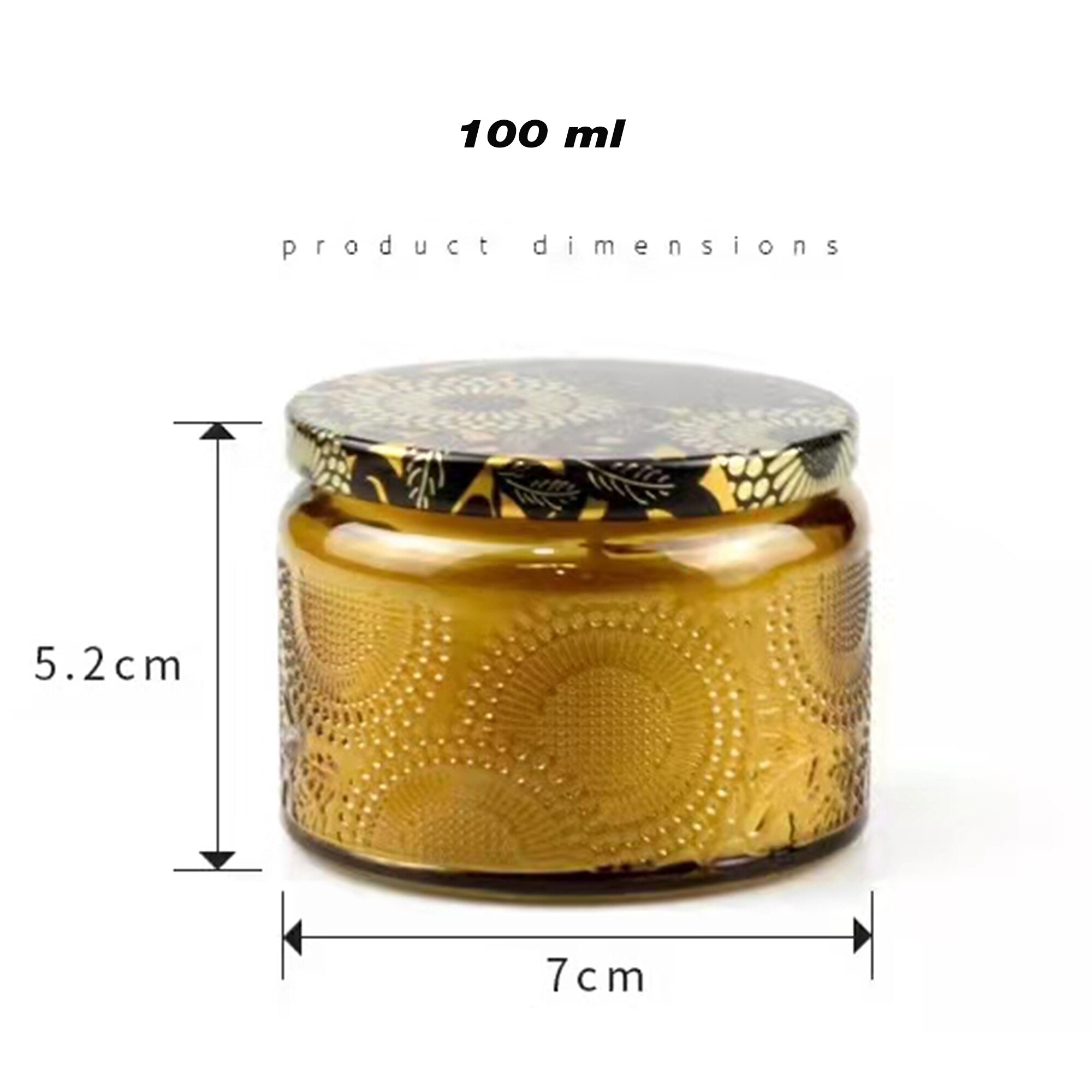 4Pcs Glas Container Potten Voor Kaarsen Maken Materiaal Lege Kaars Jar Kit Kleurrijke Kaars Maken Levert Accessoires