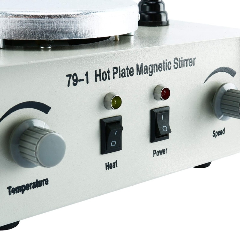 Heating netic Stirrer Lab Mixer Machine 1000Ml Plate netic Stirrer Lab Dual Control Mixer for Stirring EU Plug