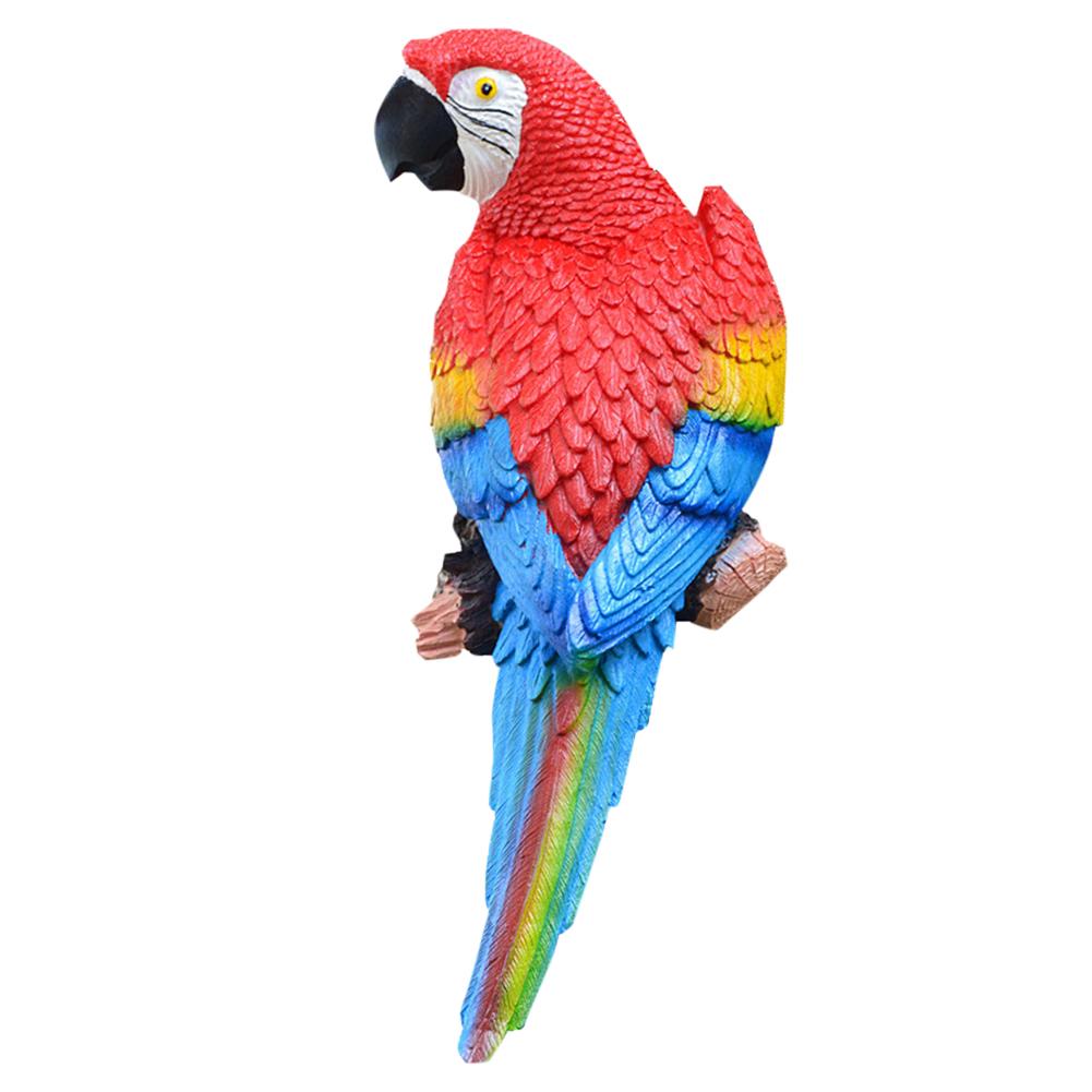 Opknoping Papegaai Standbeeld Hanger Decor Als EEN Echte Papegaai Patio Gazon Muur Decor Voor Natuur Liefhebbers Tropische Vogel Verzamelaars