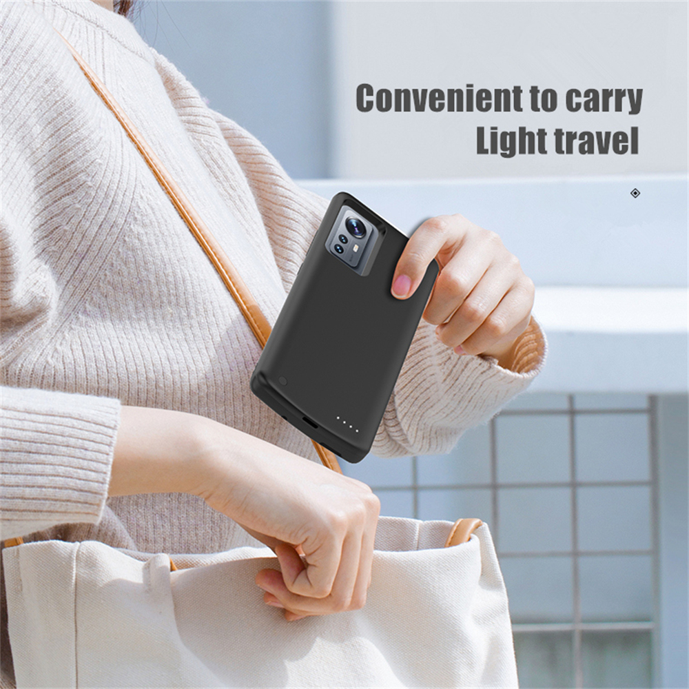 Externe Batterij Oplader Cover Voor Xiaomi Mi 12 Pro 12X Batterij Gevallen 6800Mah Power Bank Opladen Cover Voor Xiaomi 12 Power Case