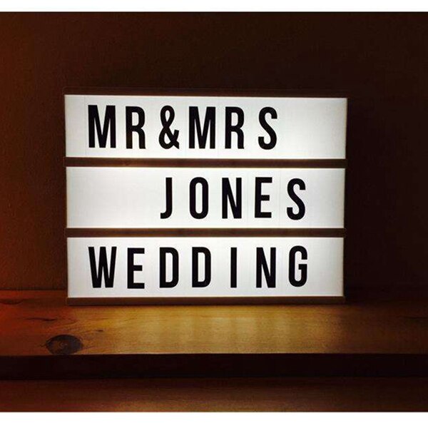 104pcs Cinematic Lightbox Replacement Letters & Numbers Signs black for A4 Light Up Letter Box Sign Message Board 65.4x35mm(LE