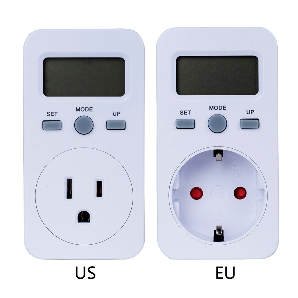 Digital wattmeter LCD Energy Monitor Power Meter Electricity Electric swr meter Usage Monitoring Socket EU /US Plug