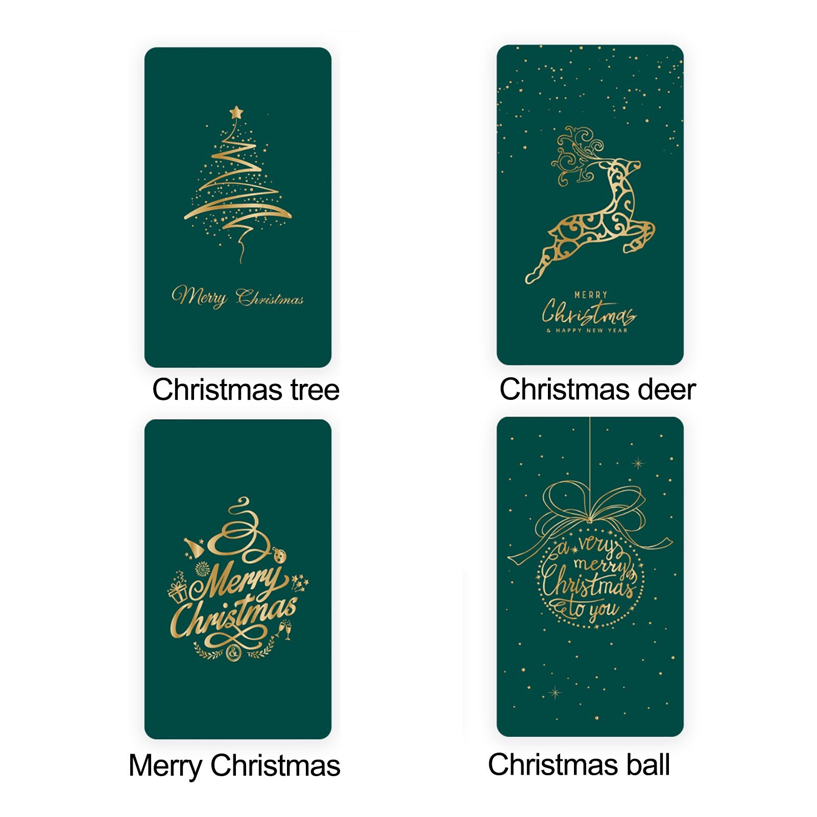Christmas Thank You Card DIY Blessing Message Card Universal Card Christmas greeting card winietki slubne