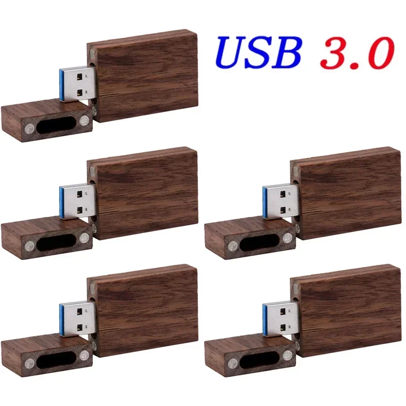 USB 3.0 Maple Photo Album with Box 5 Lot Free Custom LOGO USB Flash Drives 64GB Pen Drive 16GB Photography Stick（170*170*35 Mm）: Red / 20GB