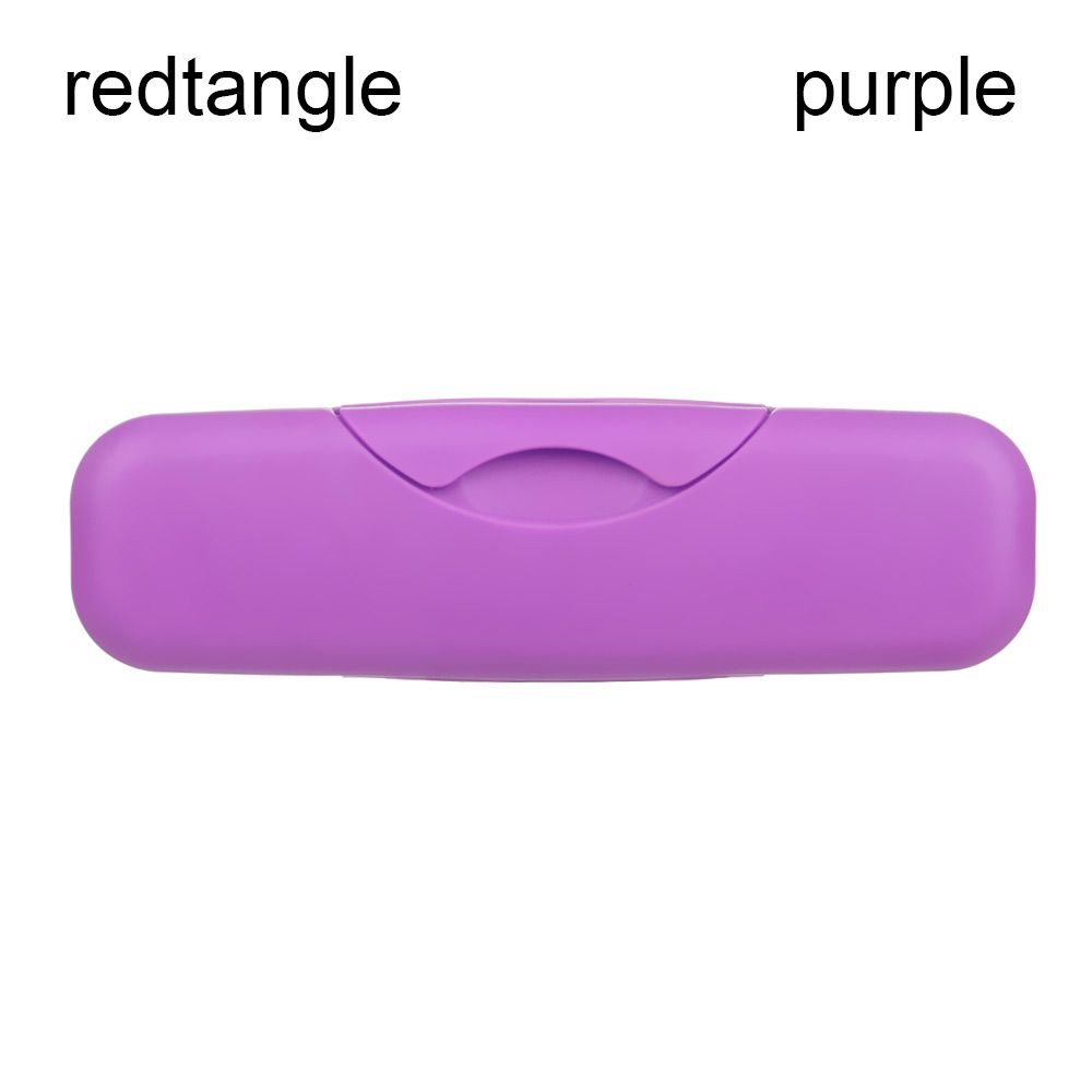 Tampons Opbergdoos Reizen Levert Oortelefoon Case Zeep Dozen Tampon Container Katoen Sliver Organisator Sieraden Houder: purple-redtangle