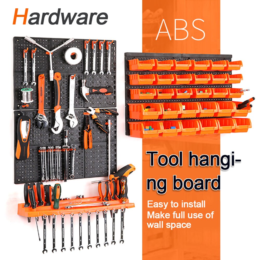 Hardware Tool Storage Rack Garage Workshop Storage Rack Screw Wrench Classification Component Shelf Wall-Mounted Tools Organiser