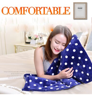Manta de franela lavable con termostato eléctrico para invierno, manta suave calentada por la rodilla, edredón, calentador corporal, chal de hombro, 50x80cm