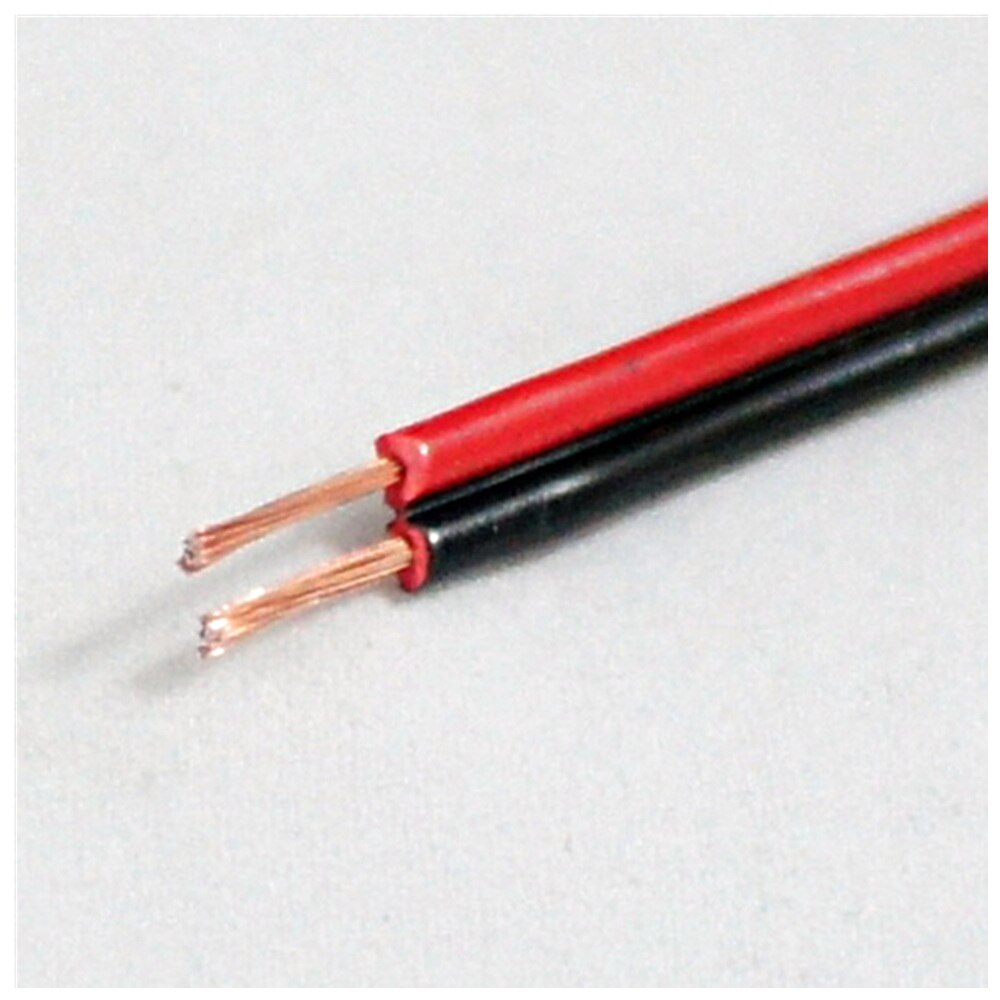 Waterproof flame retardant wire Car horn speaker PVC copper cable 0.3 Two-core red and black power cord 22AWG
