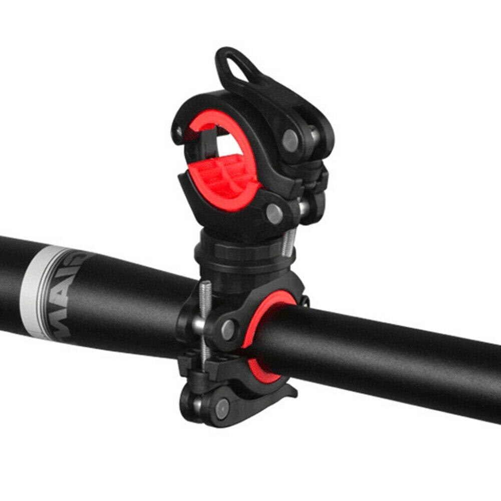Flashlight Mount Holder Universal Bicycle Bike LED Light Flashlight Torch Mounting Bracket 360° Rotation Cycling Clip Clamp