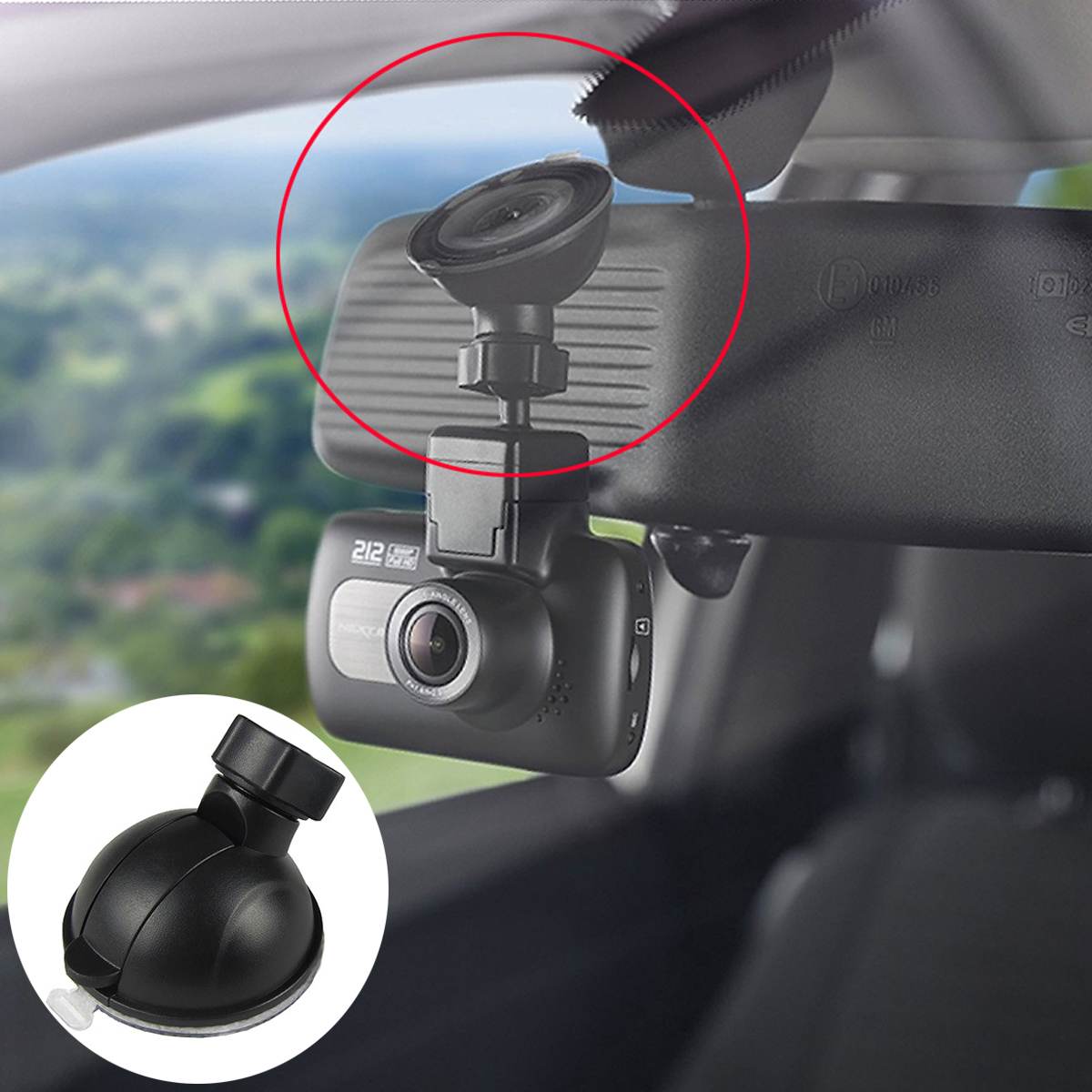 1pcs Replacement Car Mini Suction Cup for Nextbase Dash Cam 112 212 312GW 412GW Mount Stand Holder Suction Cup