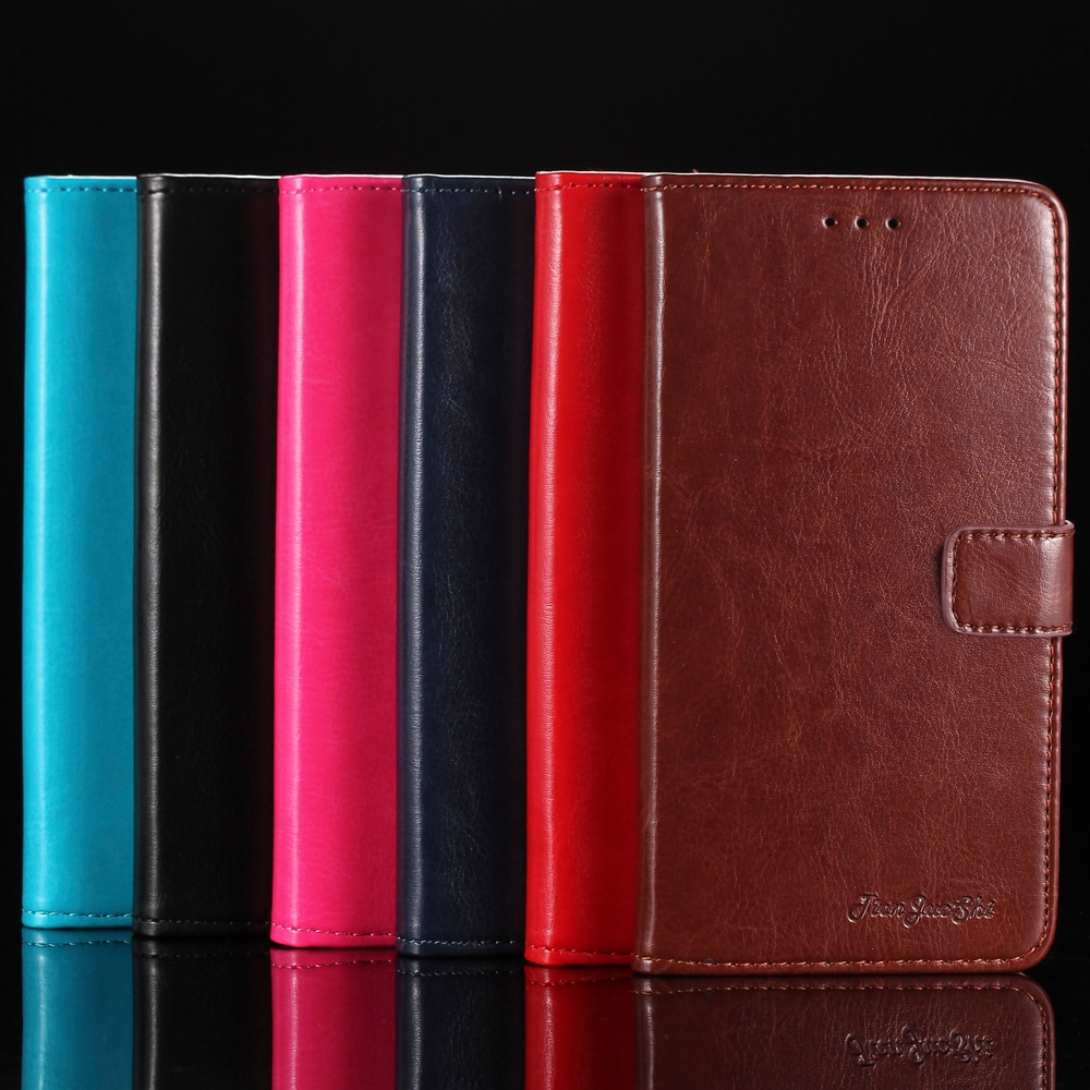 TienJueShi Luxury Flip Protective Leather Cover Phone Case For Logicom Le Hola 5 inch Shell Wallet Etui Skin