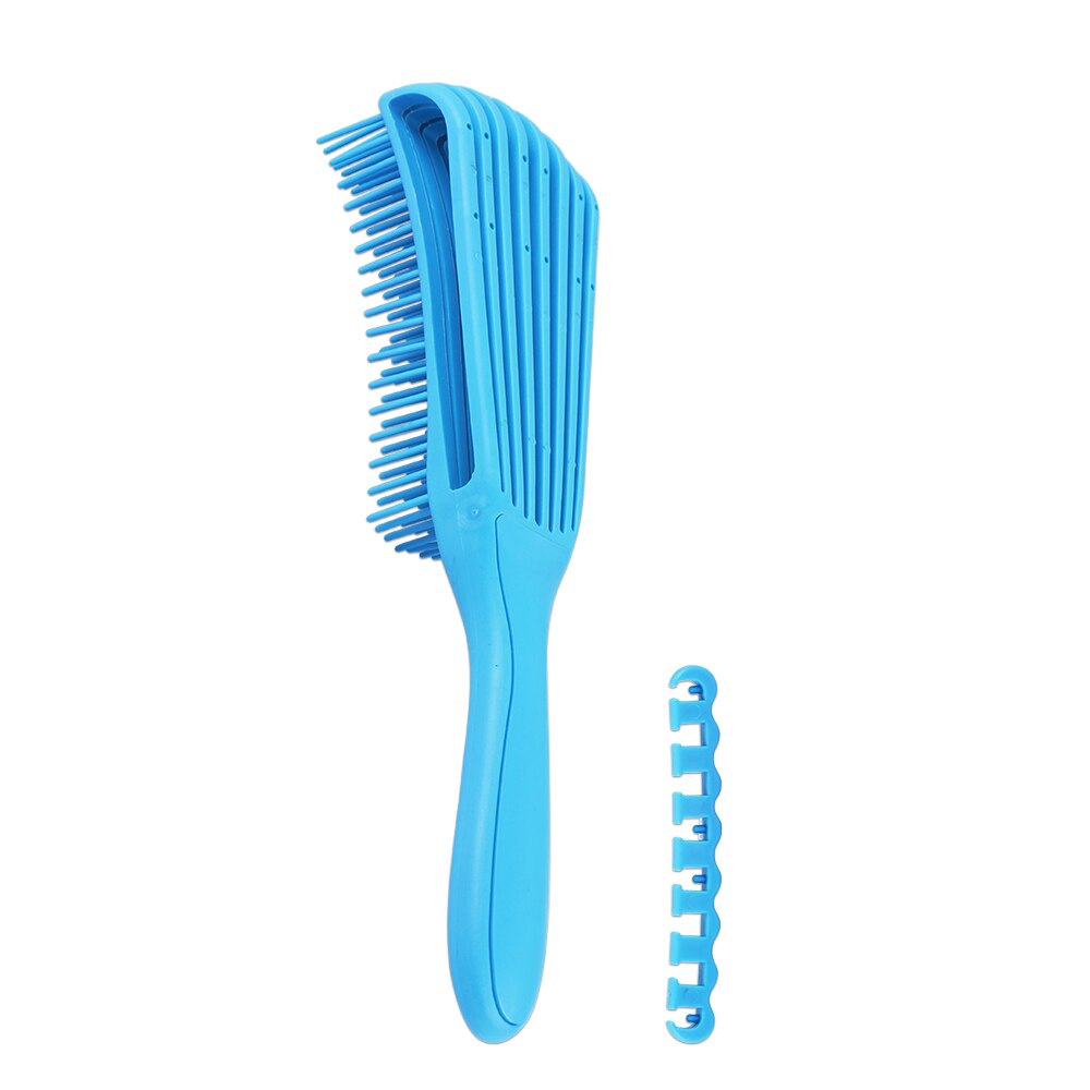 Brosse de Massage du cuir et du cuir chevelu, grattoir de tête, râteau en cuir pour chat, peigne à cheveux, Relaxation du corps: Blue